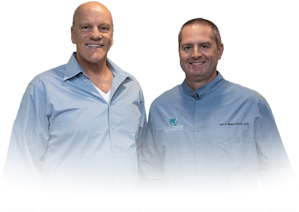 dr blaeser and patient smiling